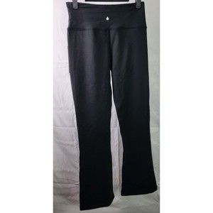 Cali Sport Black Yoga Running Training Leggings Medium Boot Cut New With …